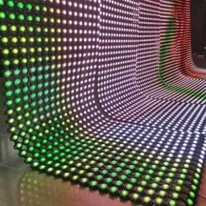 Pantalla LED de Malla para Fachada de Edificio en Verdadero Color de 16 bits