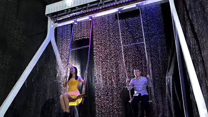 Interactive Water Curtain