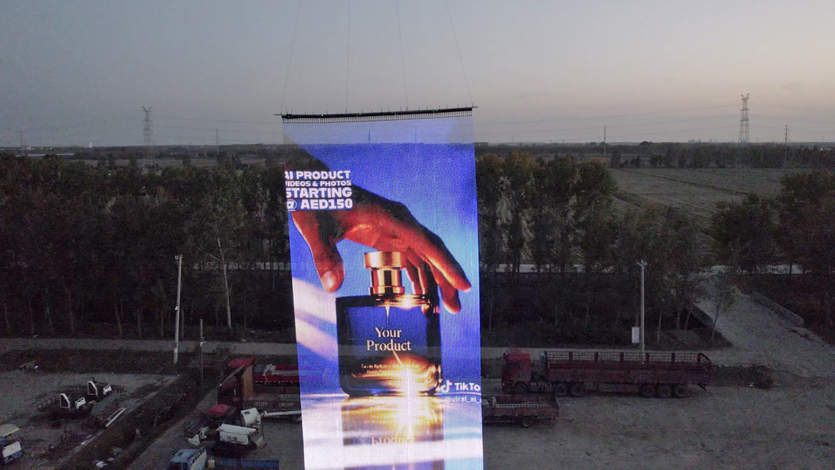 P25 Drone LED Display in Action